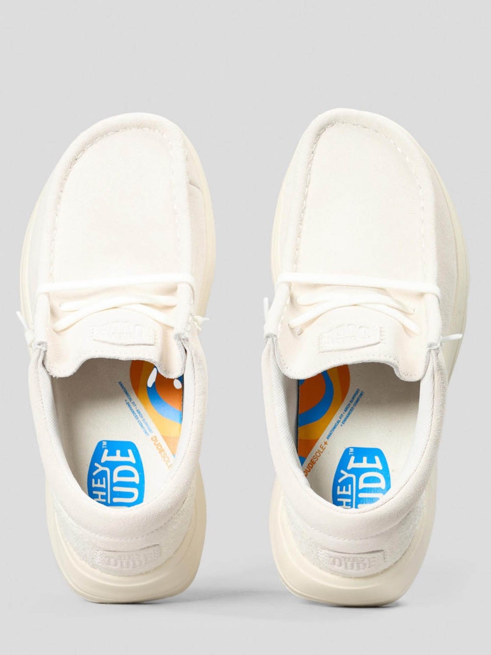 Hey Dude Women's Off-White Slip-On Loafers